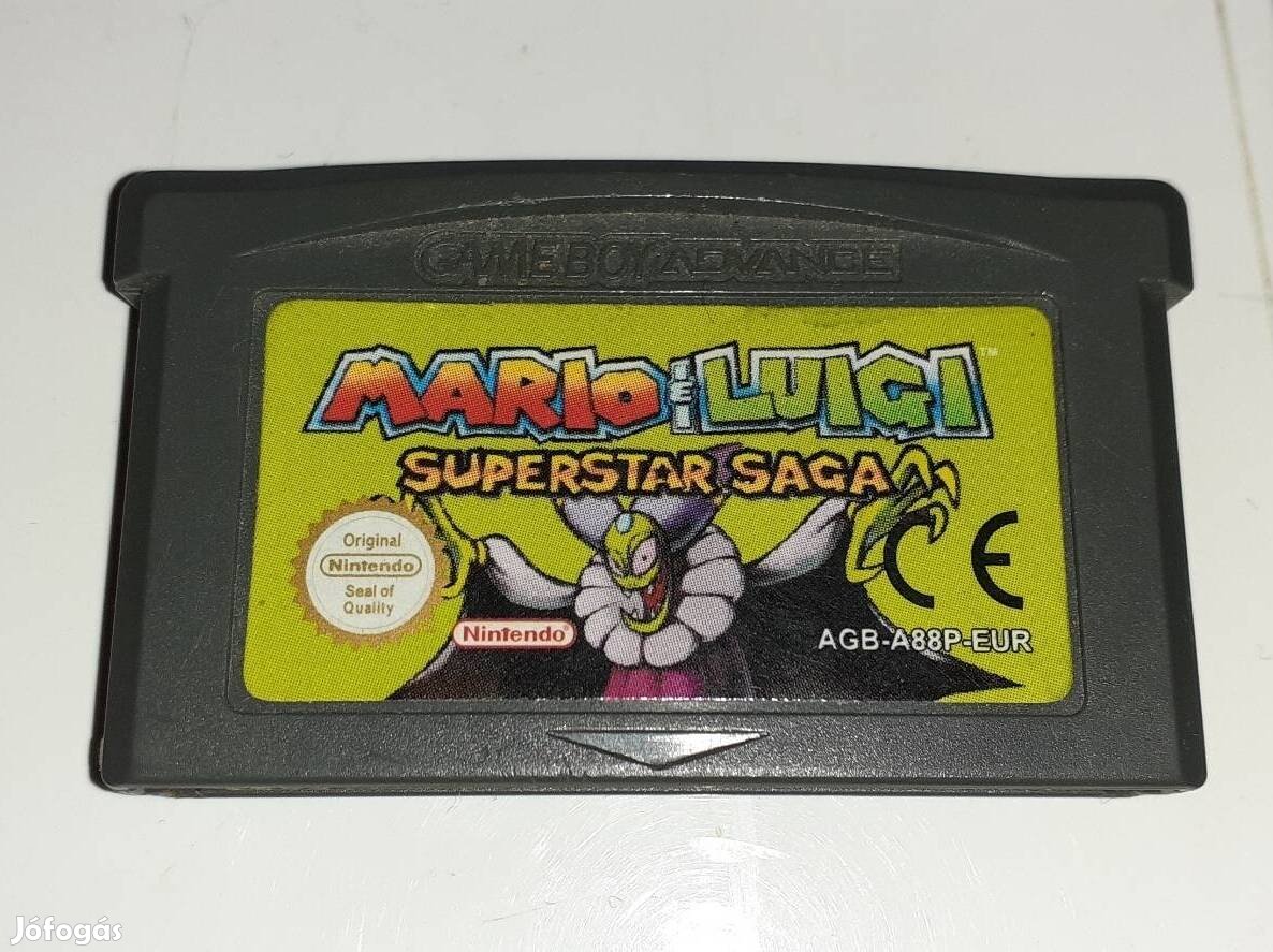 Mario Luigi superstar saga Nintendo Game Boy Advance játék 