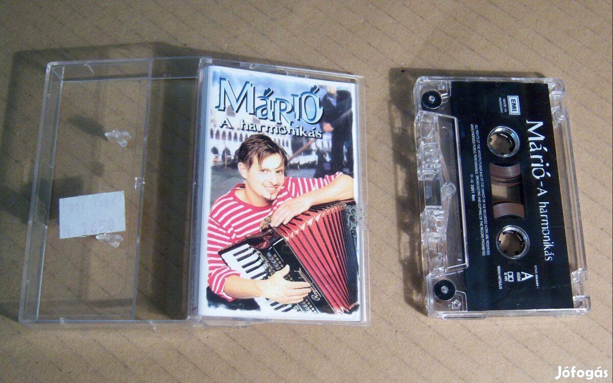 Márió - A Harmonikás (2001) kazetta (jogtiszta) teszteletlen