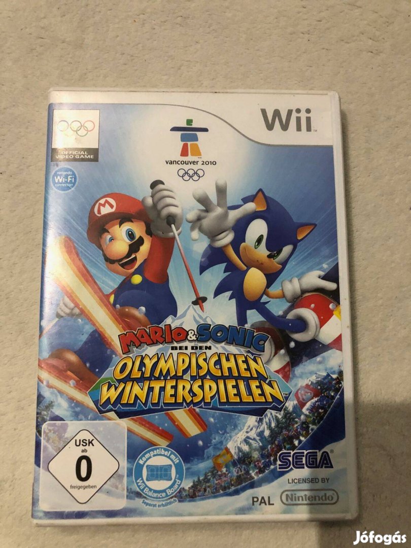 Mario and & Sonic at The Olympic Winter Games Nintendo Wii