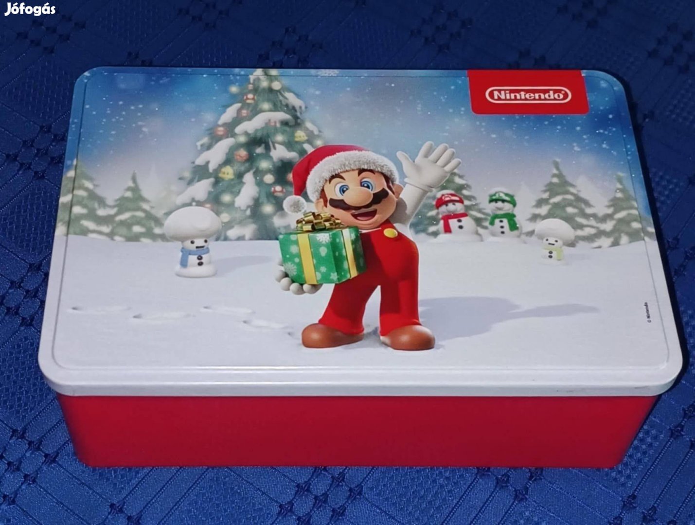 Mario fém Nintendo sütis doboz