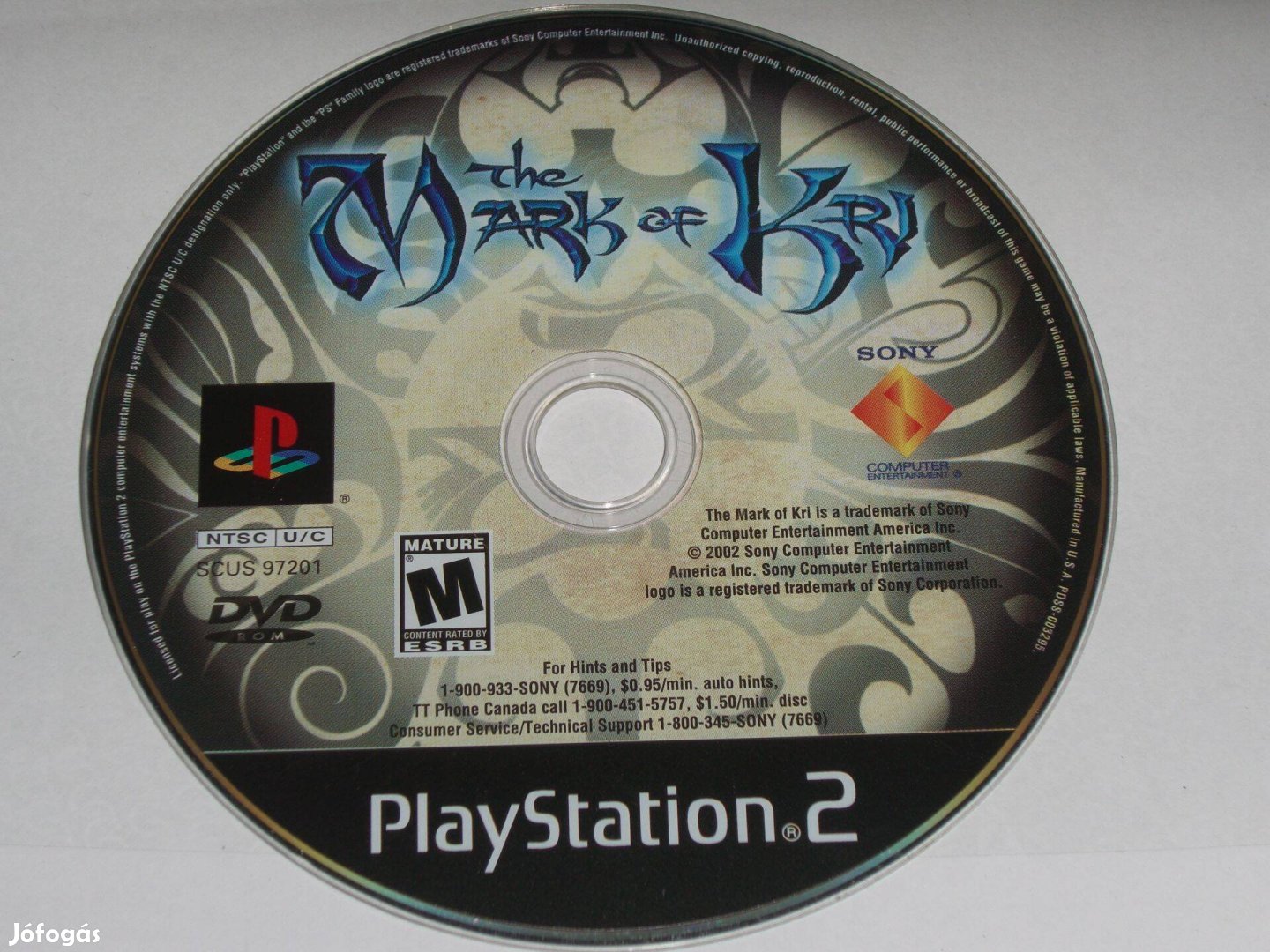 Mark of Kri - NTSC U/C Playstation 2 eredeti lemez eladó