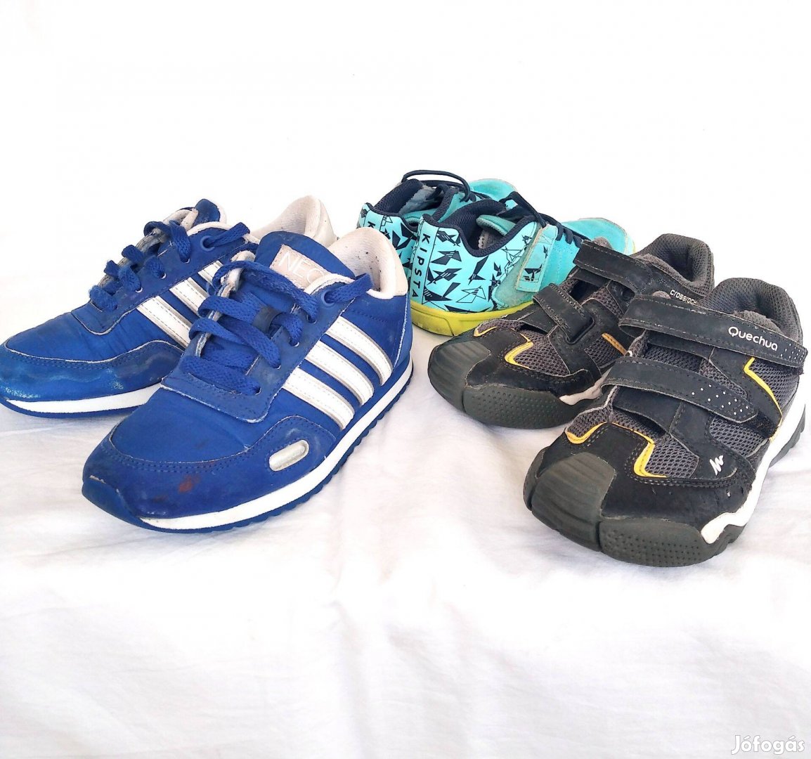 Márkás cipő csomag egyben 2000 Ft Adidas Quechua Kipsta 29-31 méretek