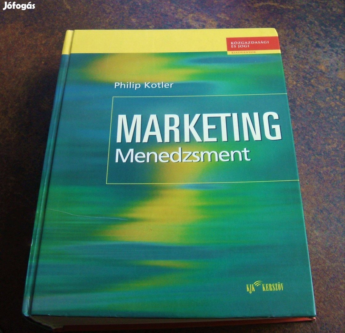 Marketing Menedzsment c. 2002-es kiadású könyv