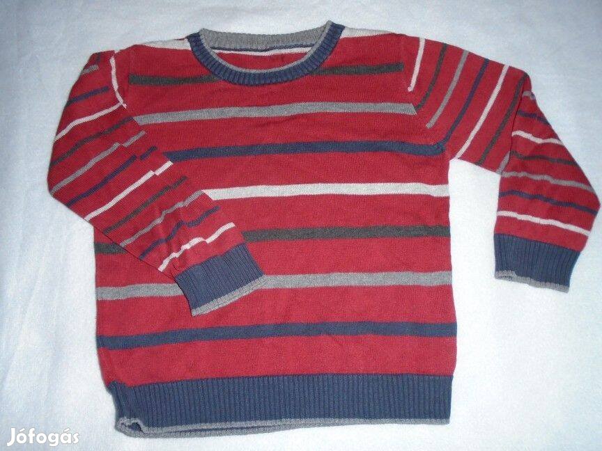 Marks&Spencer csíkos pulóver 2-3 évesre (méret 98)