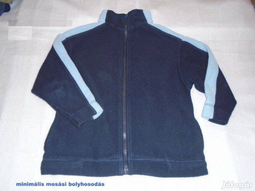 Marks&Spencer kék és polár cipzáras pulóver 5-6 évesre (méret 116)
