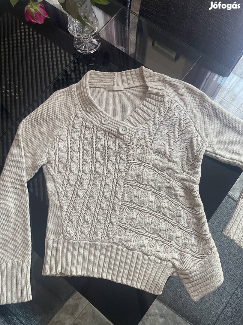 MarksSpencer mutatós, kötött pulóver M 12-es méret
