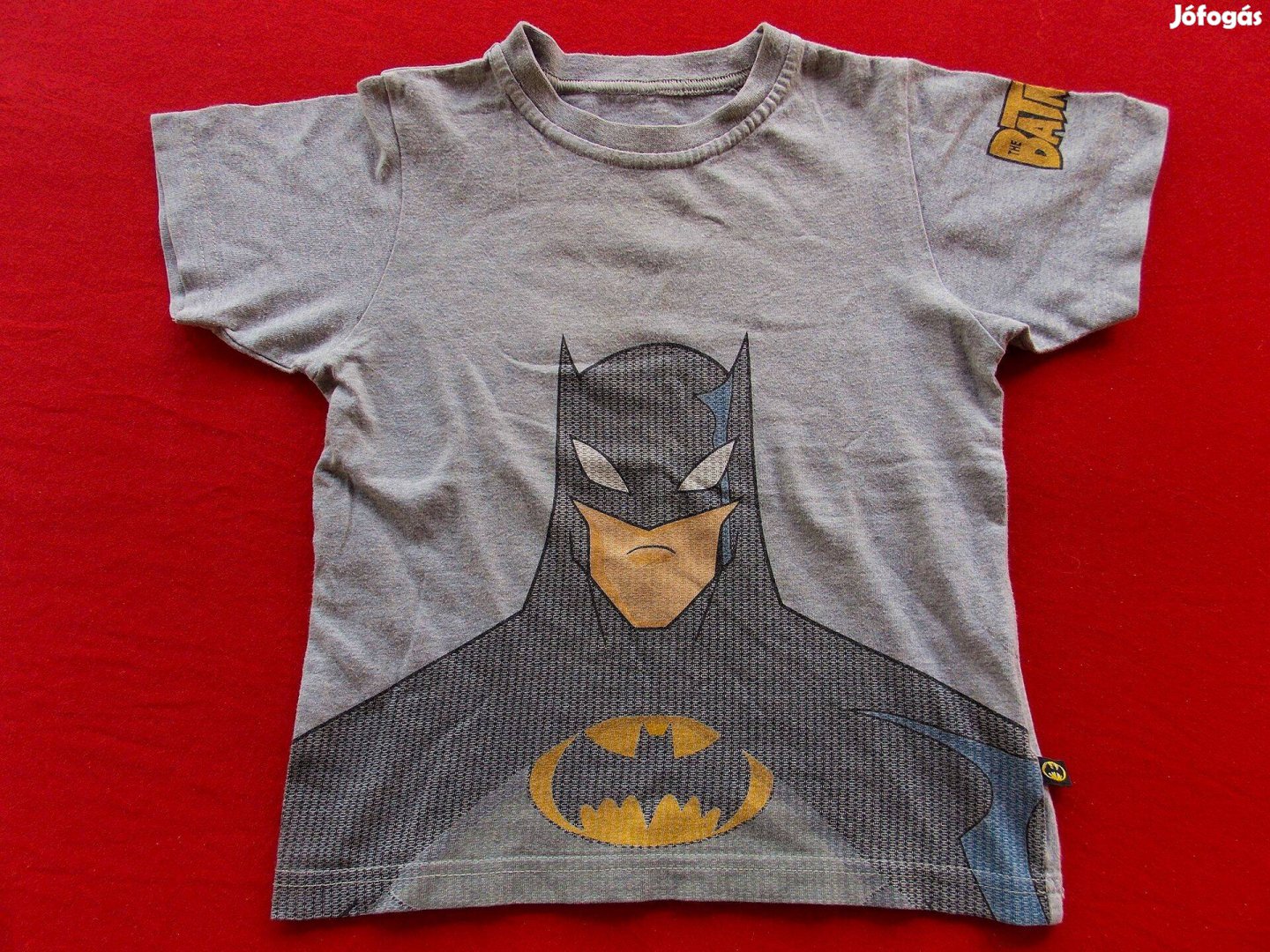 Marks & Spencer Batman figurás, szürke póló 92-98-as, 2-3 évesre
