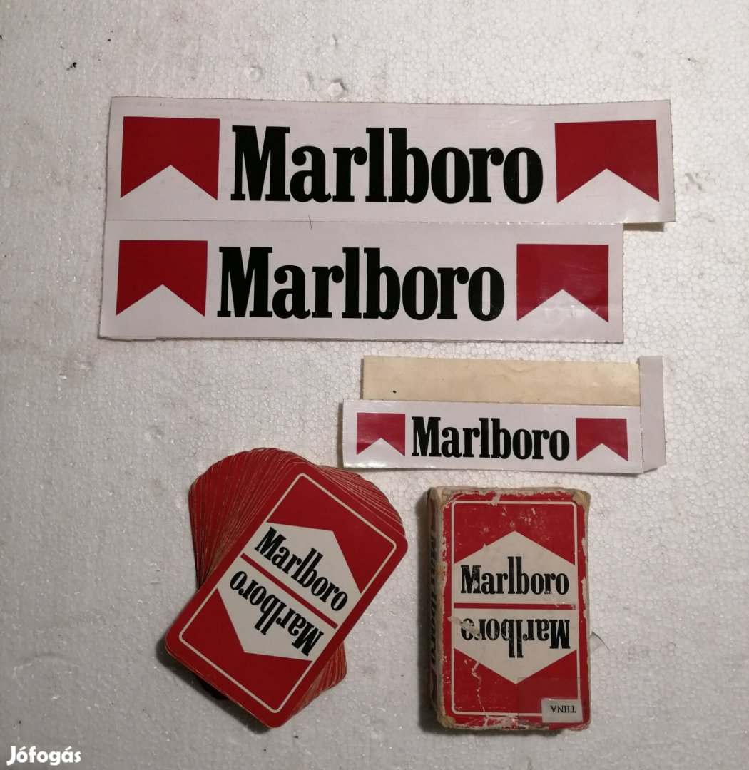 Marlboro kártya és matrica 