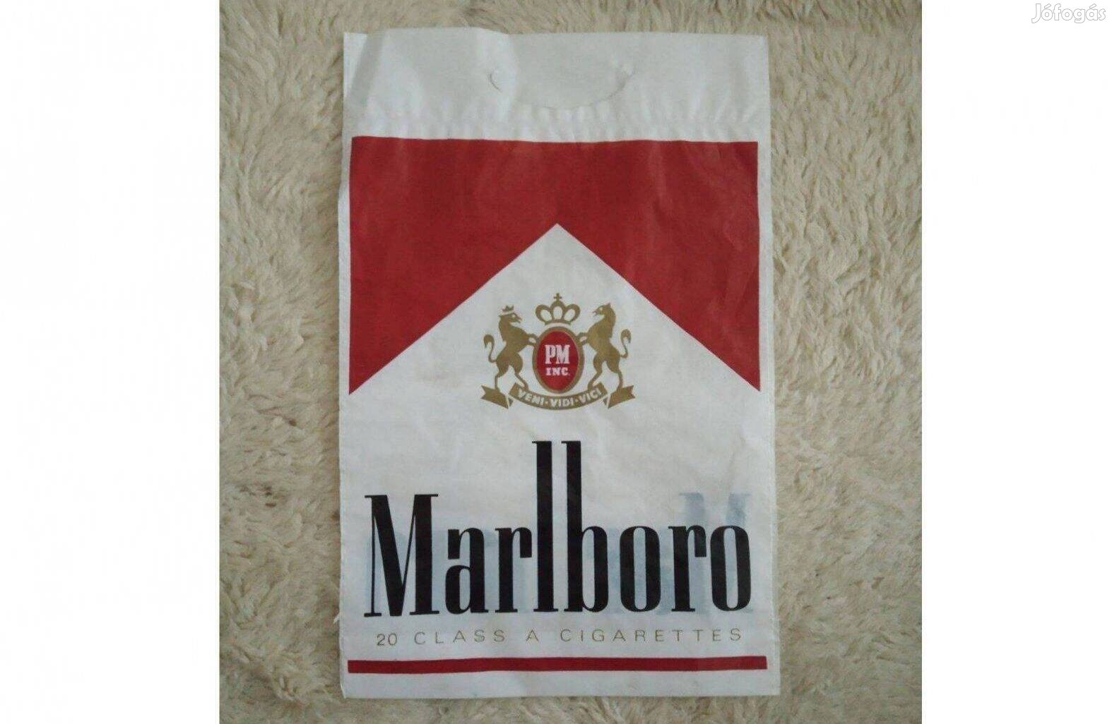 Marlboro retro, új, sosem használt nylon szatyor. A 80-as évekből
