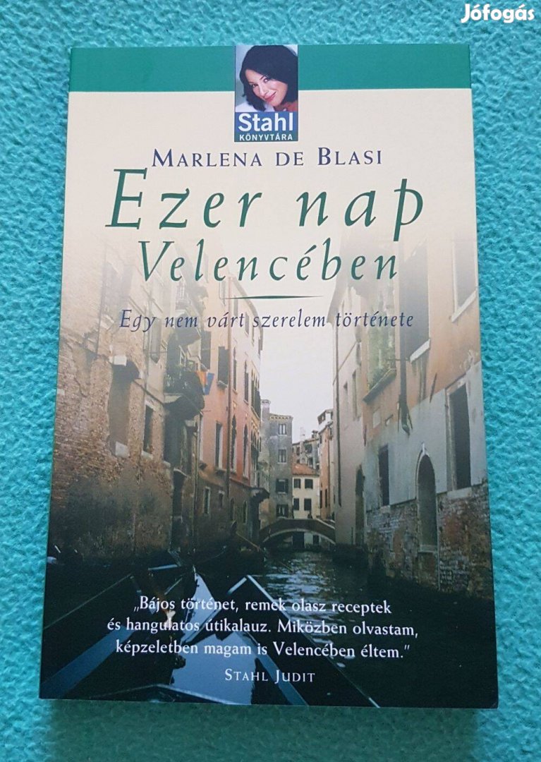 Marlena de Blasi - Ezer nap Velencében könyv (új állapotú)