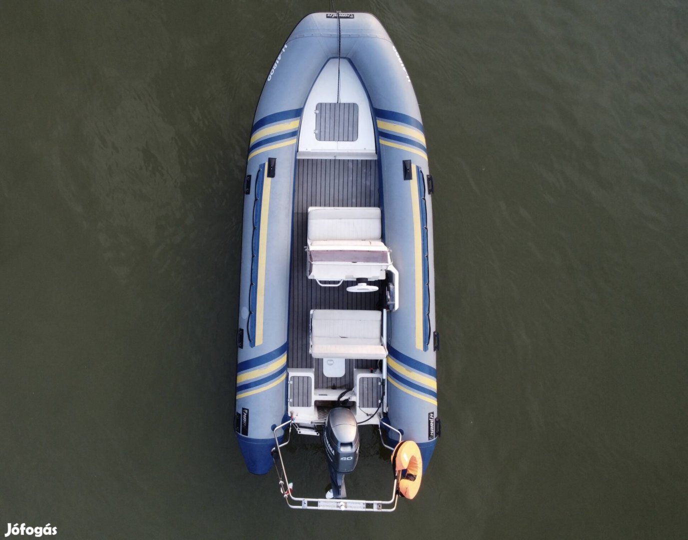 Marlin 530 RIB motorcsónak hypalon Yamaha 60LE csónakmotor 