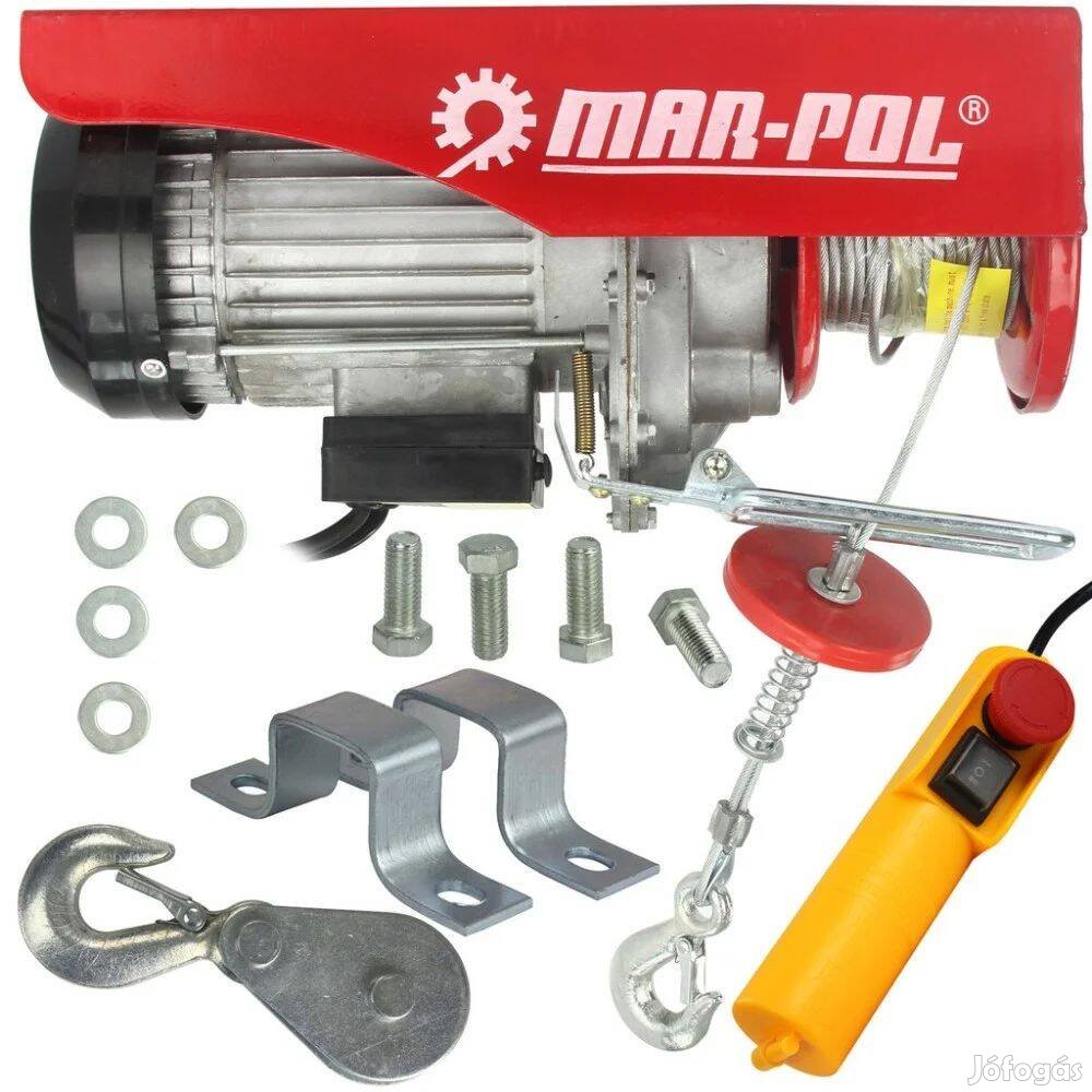 Marpol elektromos csörlő 300/600kg, 1200W / 12m