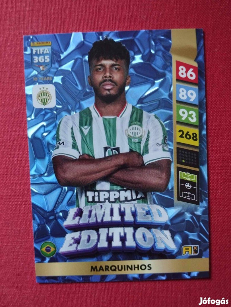 Marquinhos (Ferencváros) FIFA 365 2025 Limited edition focis kártya