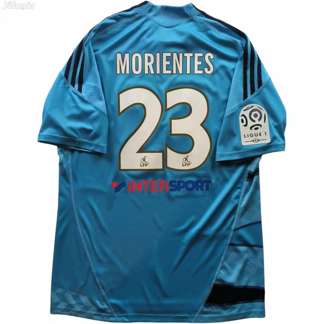 Marseille 2009-10 Adidas vendég Fernando Morientes foci mez L-es