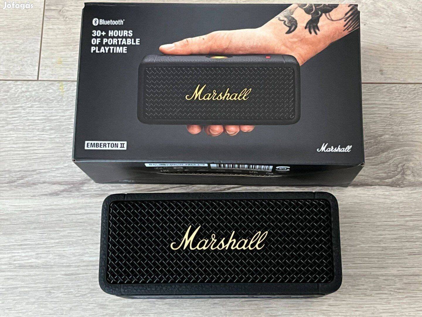 Marshall Emberton II Hordozható hangfal soundbar fekete bronz Új