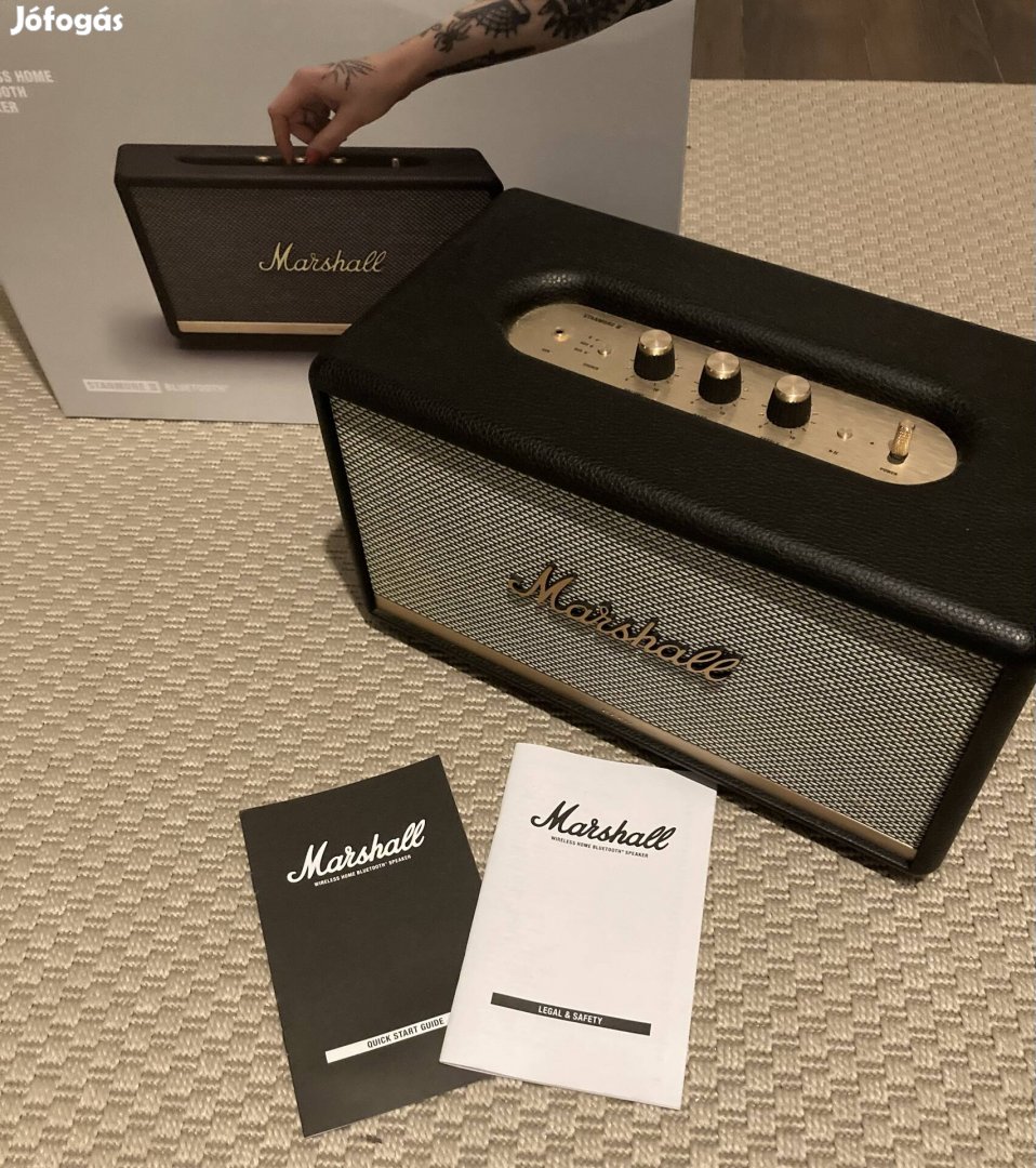 Marshall Stanmore II Bluetooth Hangszóró, fekete