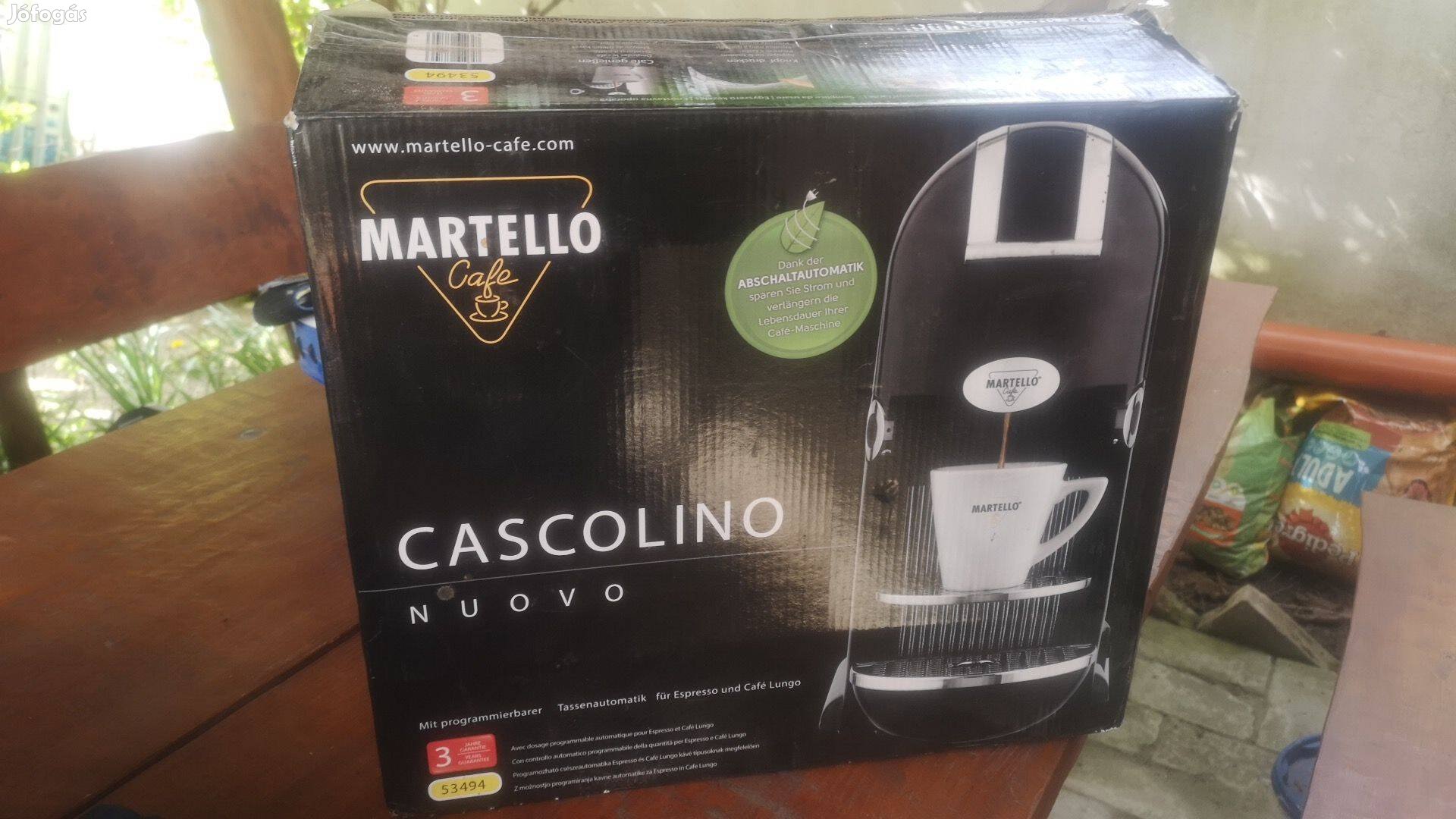 Martello Cascolino kapszulás kávégép kávéfőző ALDI