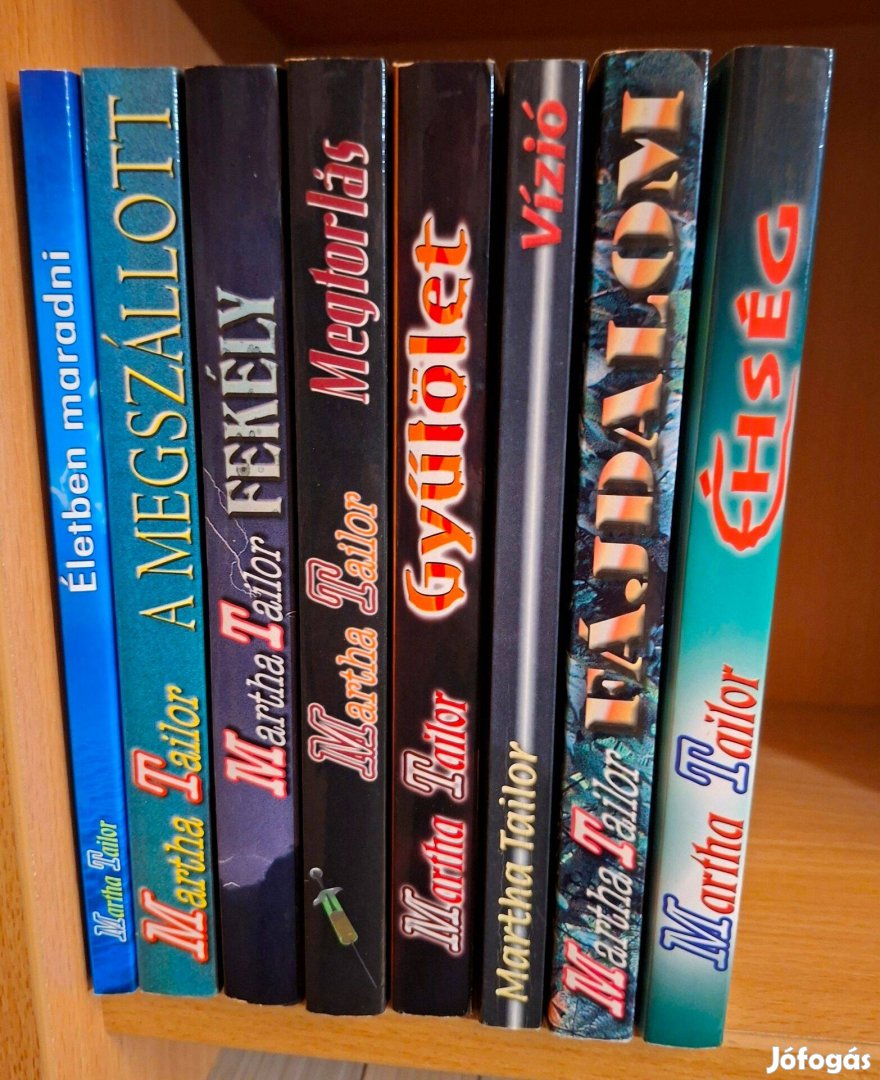 Martha Tailor regények, 8 db