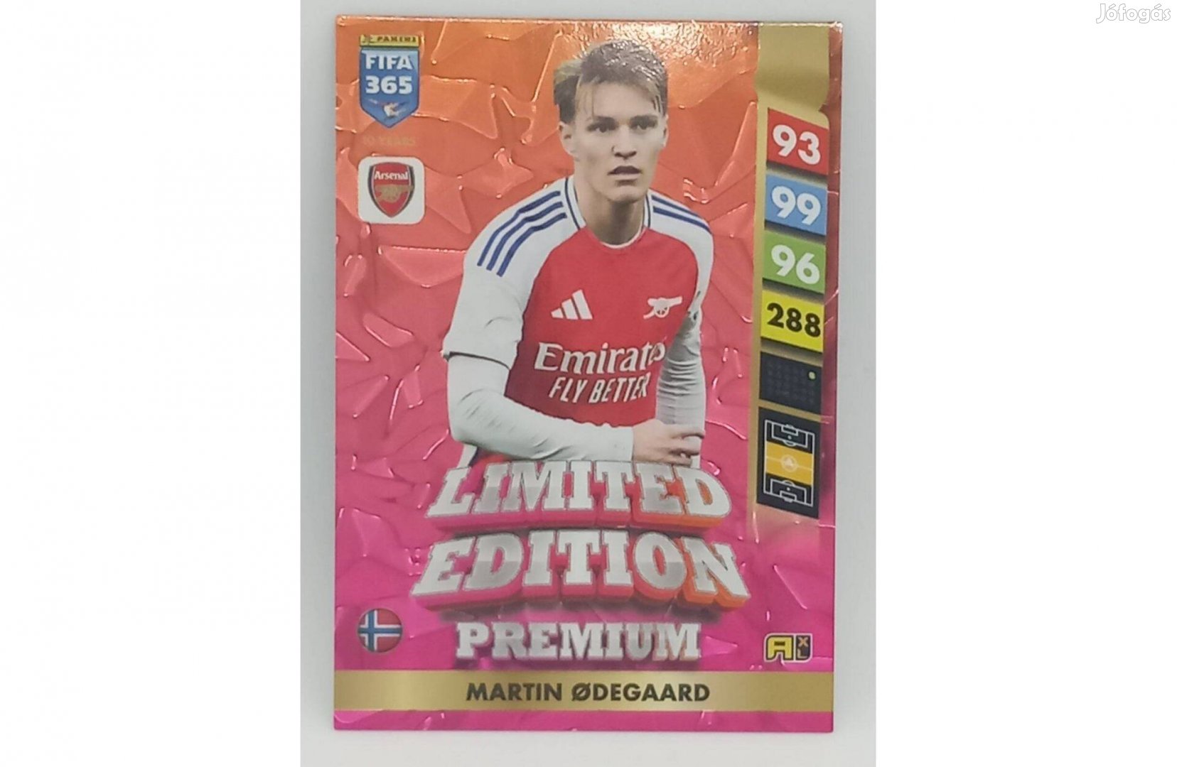 Martin Odegaard Premium Limited Edition Fifa 365 2025 focis kártya