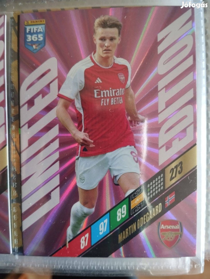 Martin Odegaard (Arsenal) FIFA 365 2024 Limited edition focis kártya