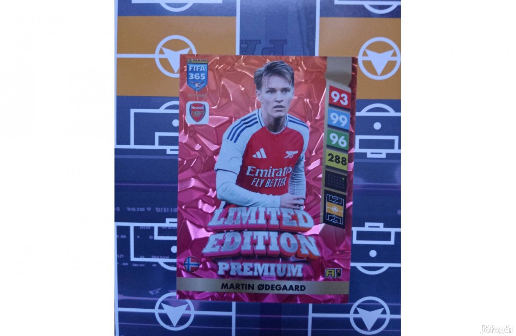 Martin Odegaard (Arsenal) Panini Fifa 365 2025 Premium Limited kártya
