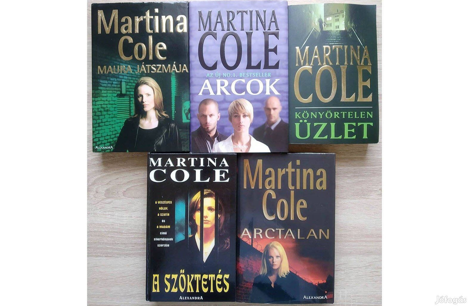 Martina Cole könyvcsomag, 5db Könyörtelen üzlet, Maura játszmája, stb