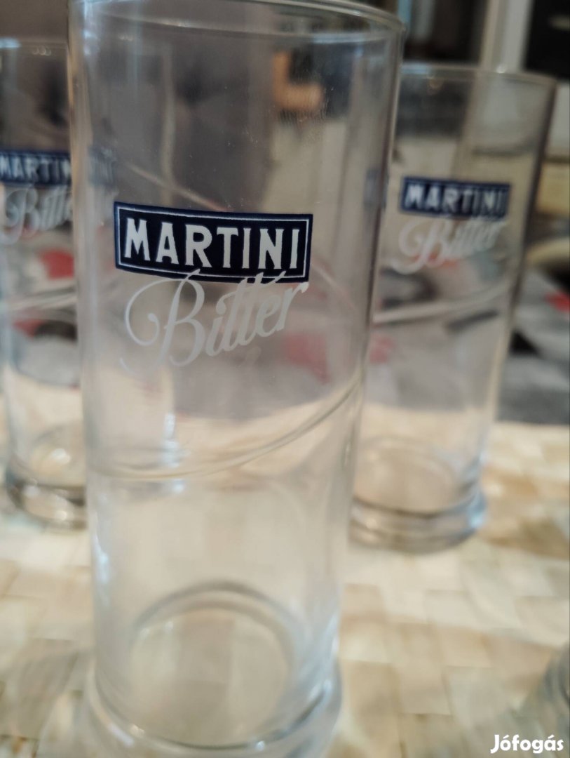 Martini Bitter pohár 6 db 