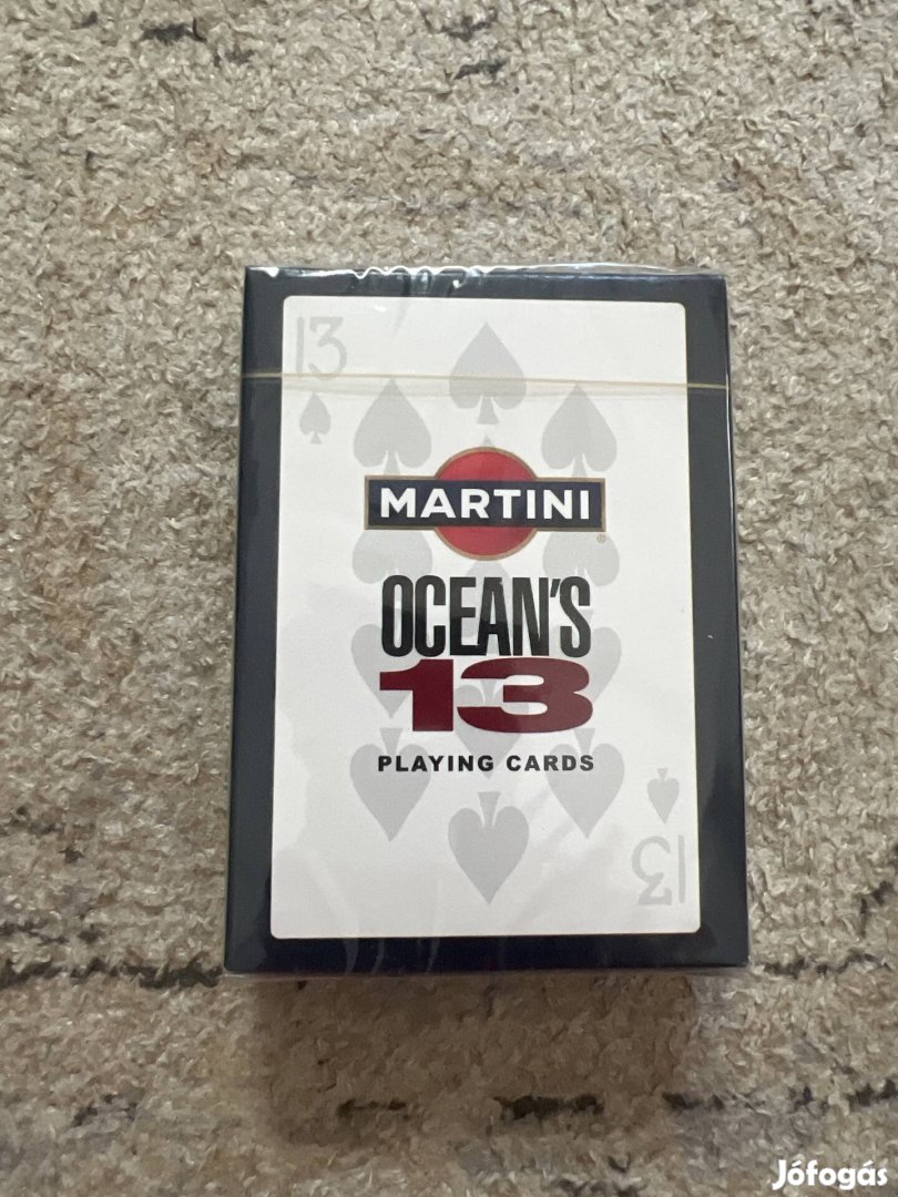 Martini Póker kártya !!!! Ocean's 13 playing cards 24 csomag