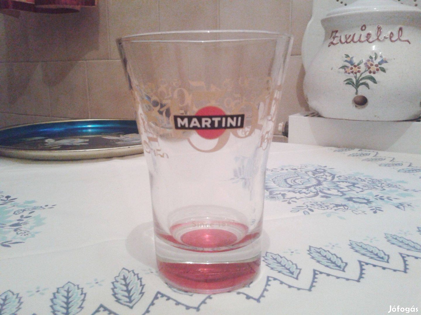 Martini feliratú jubileumi üveg pohár limitált kiadás 4 900 Ft