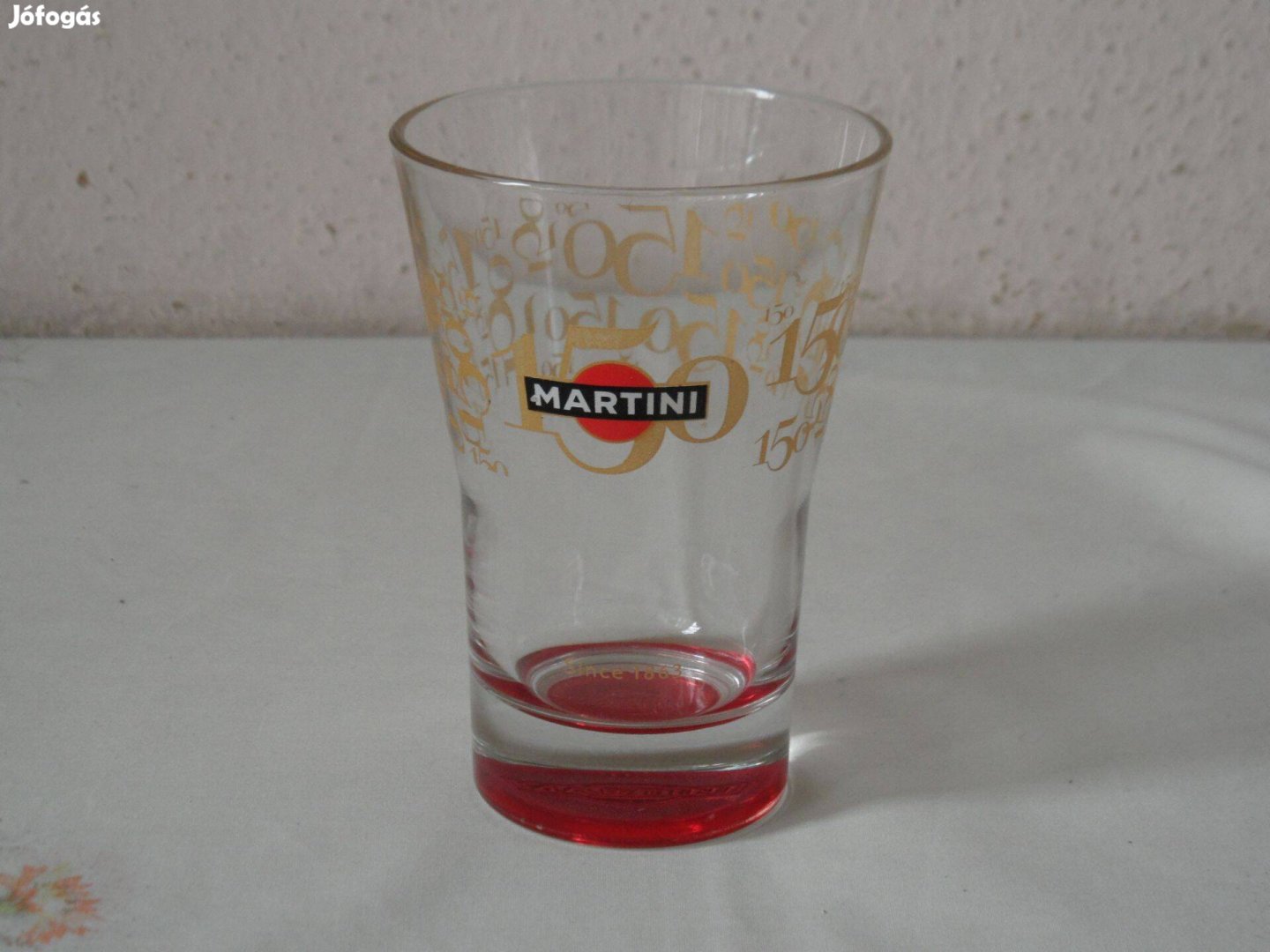 Martini üveg pohár