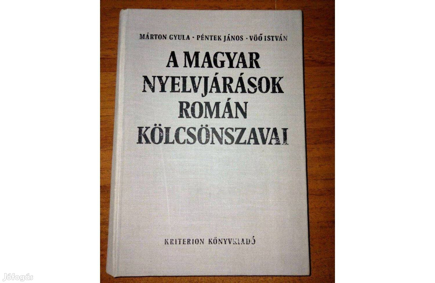 Márton-Péntek-Vöő : A Magyar Nyelvjárások Román Kölcsönszavai