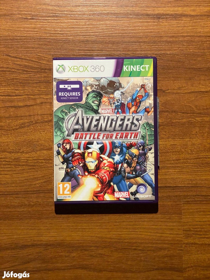 Marvel Avengers Battle for Earth eredeti Xbox 360 játék