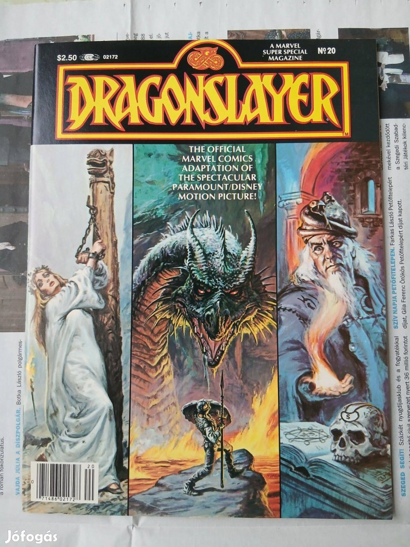 Marvel Comics Super Special képregény 20. szám Dragonslayer