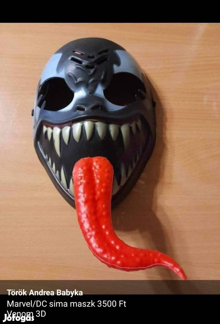 Marvel/DC 3D nyelv Venom Méreg maszk álarc