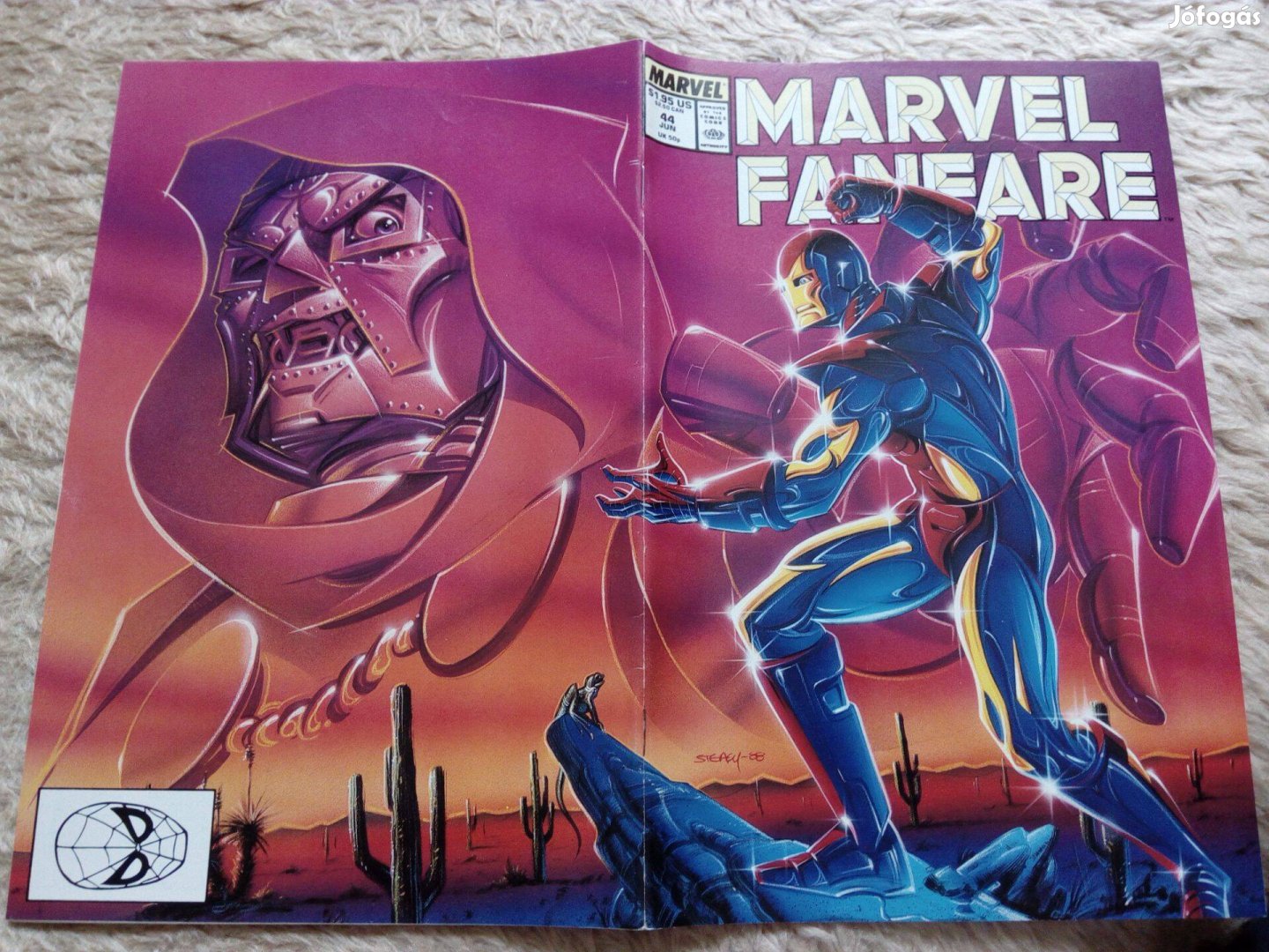 Marvel Fanfare képregény 44. része eladó (Vasember és Fátum doktor)!