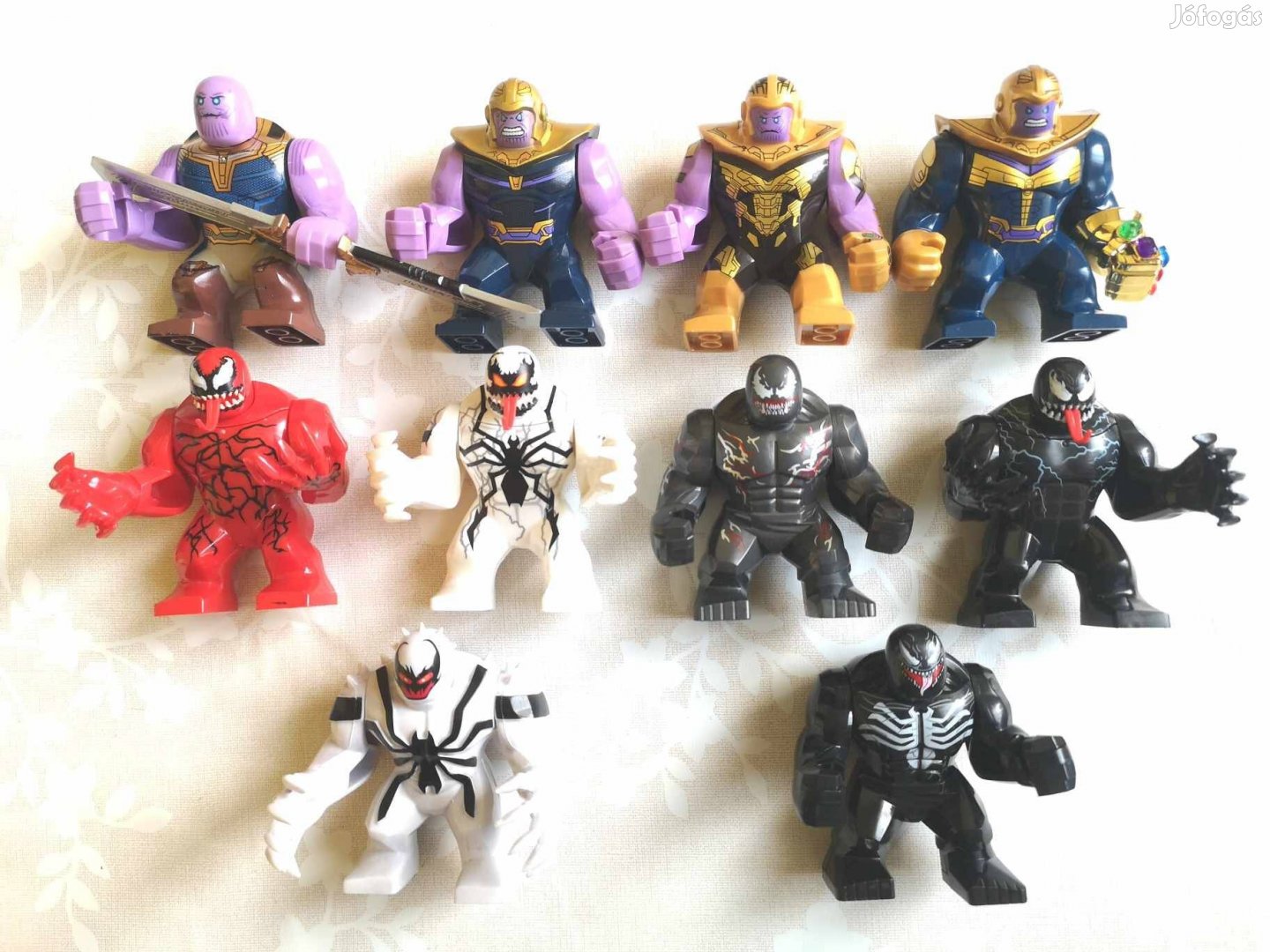 Marvel Óriás játék figurák, Venom, Thanos, Pókember, Vasember, Hulk