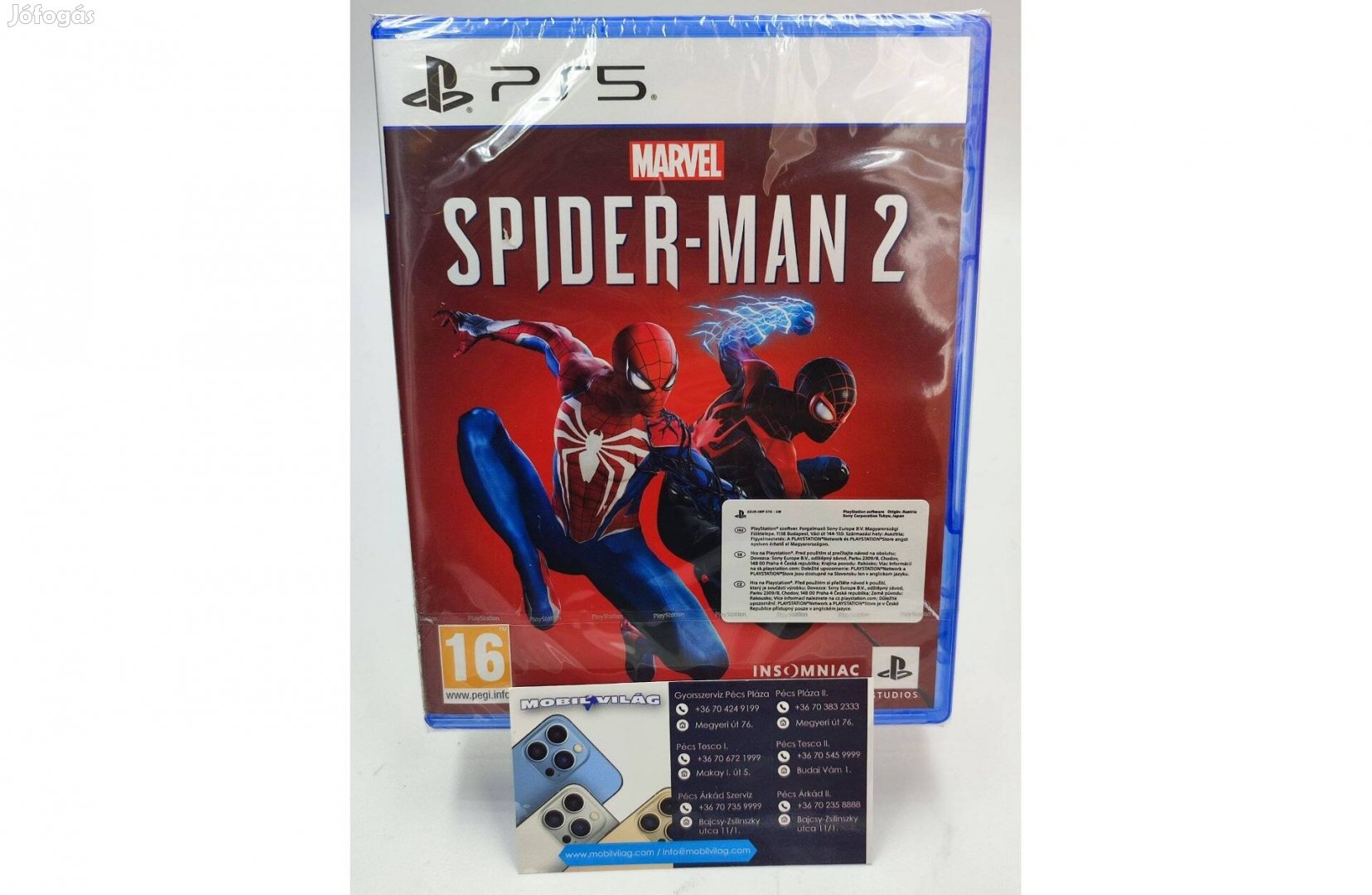 Marvel Spider-Man 2 PS5 Garanciával #konzl1626