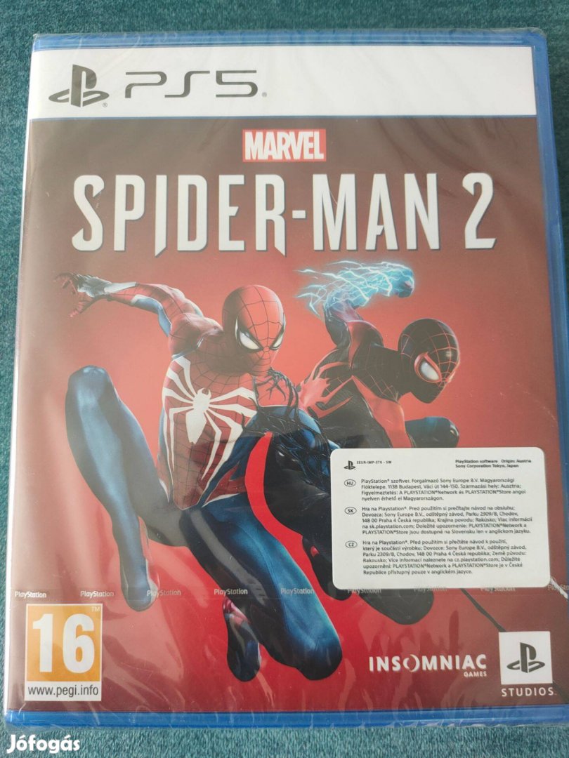 Marvel Spider-Man 2 Spiderman 2 Ps5 Magyar feliratos Új Bontatlan