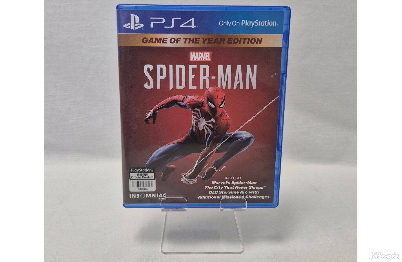 Marvel Spider-Man GOTY - PS4 játék, használt