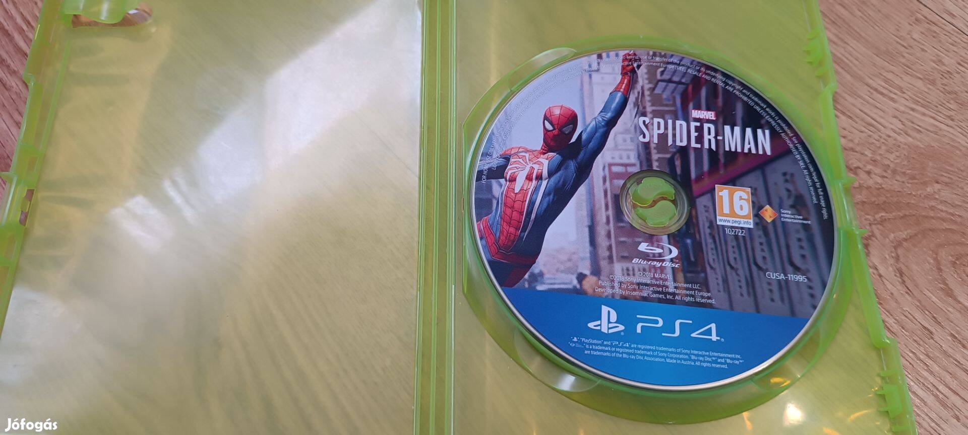 Marvel Spider-Man PS4 játék