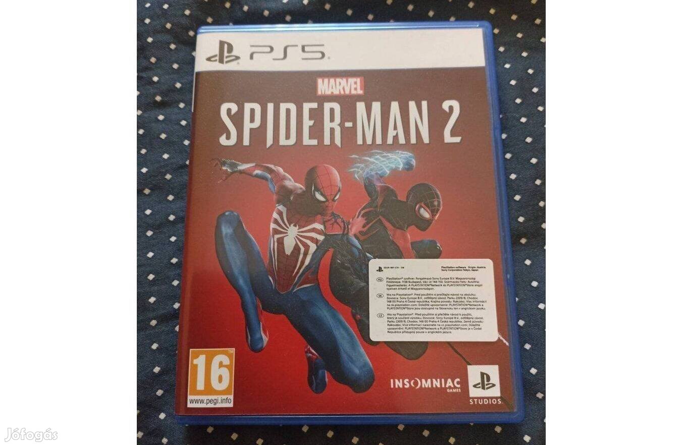 Marvel Spider-man 2 Karcmentes állapotban magyar felirattal PS5