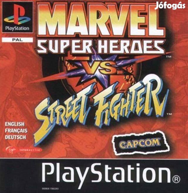 Marvel Super Heroes vs. Street Fighter, Boxed PS1 játék