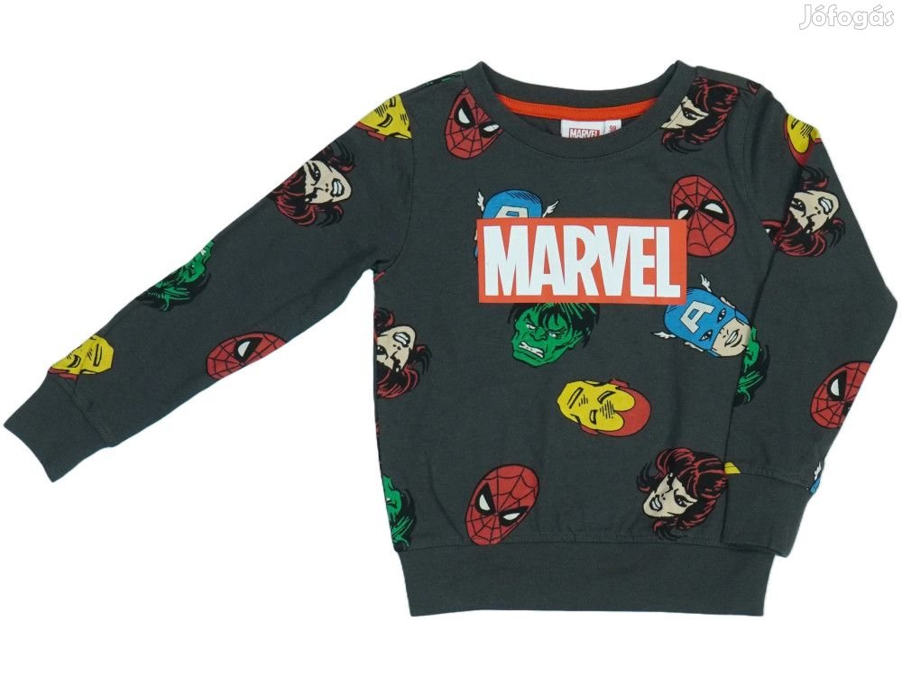 Marvel Új (címkés) Fiú Hosszú ujjú felső (Méret: 98)