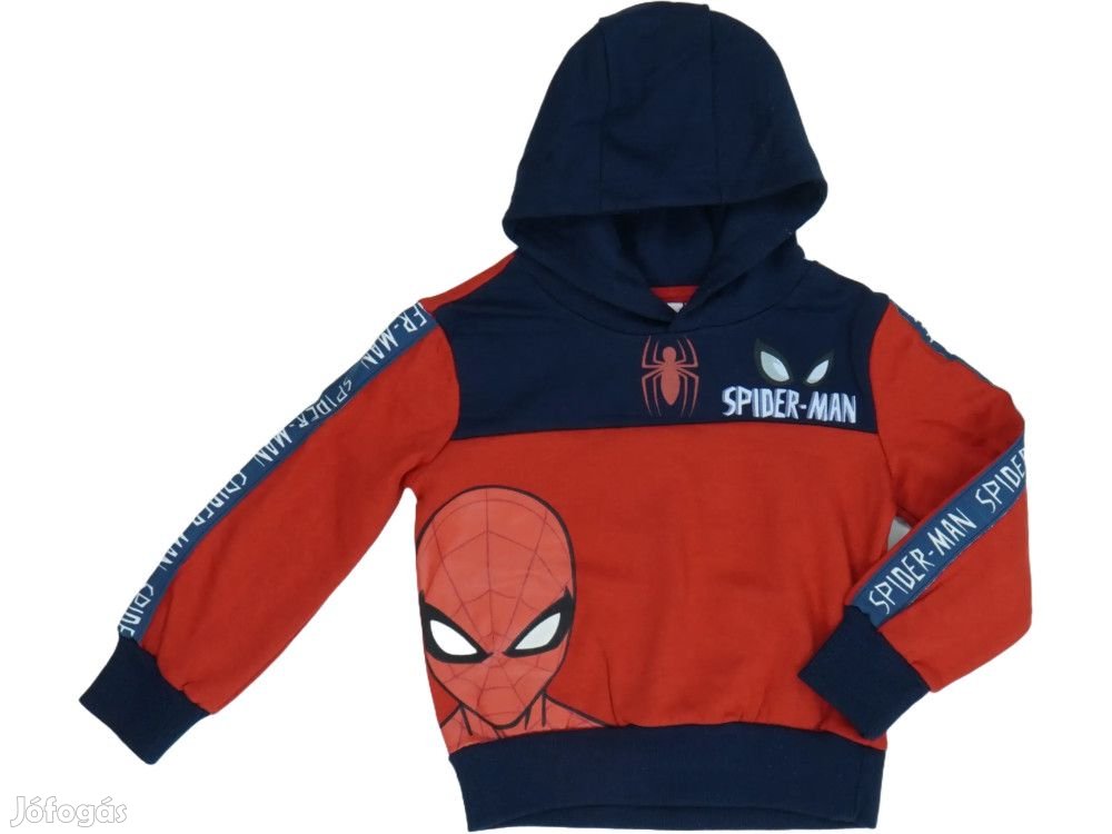 Marvel Új (címkés) Fiú Kapucnis pulóver (Méret: 104)