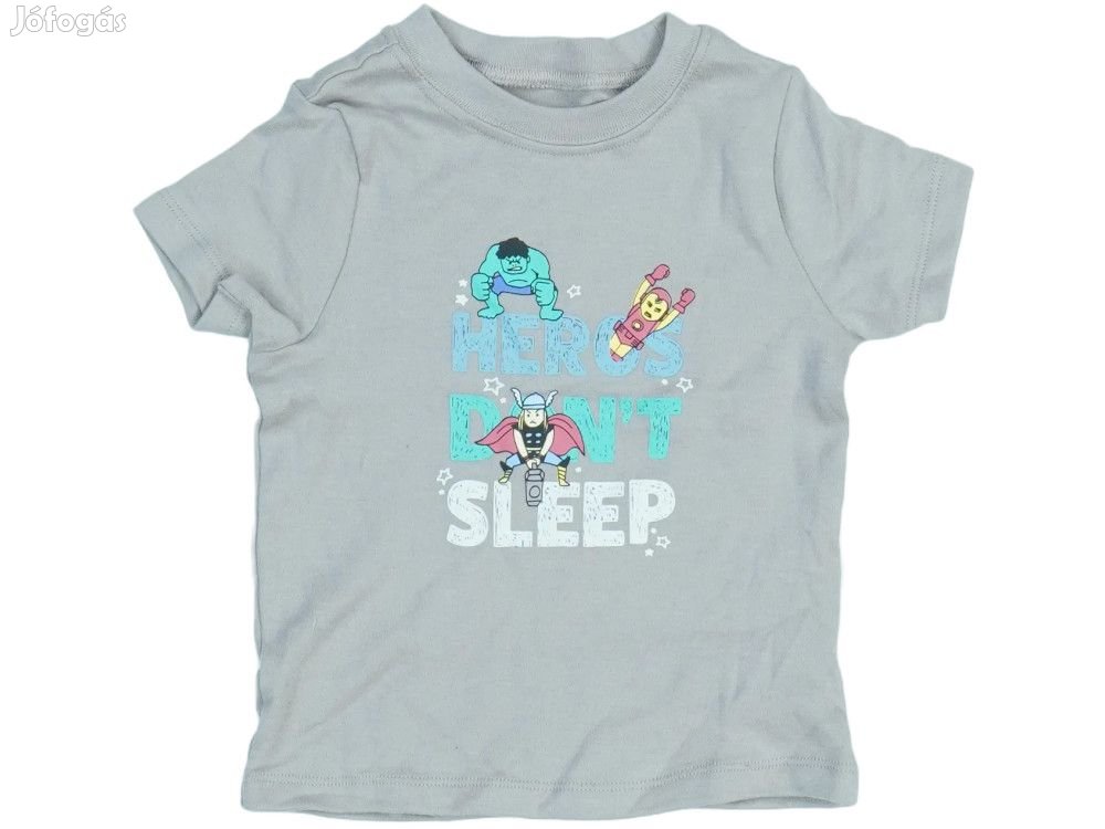 Marvel Új címkés Fiú Póló Méret 80