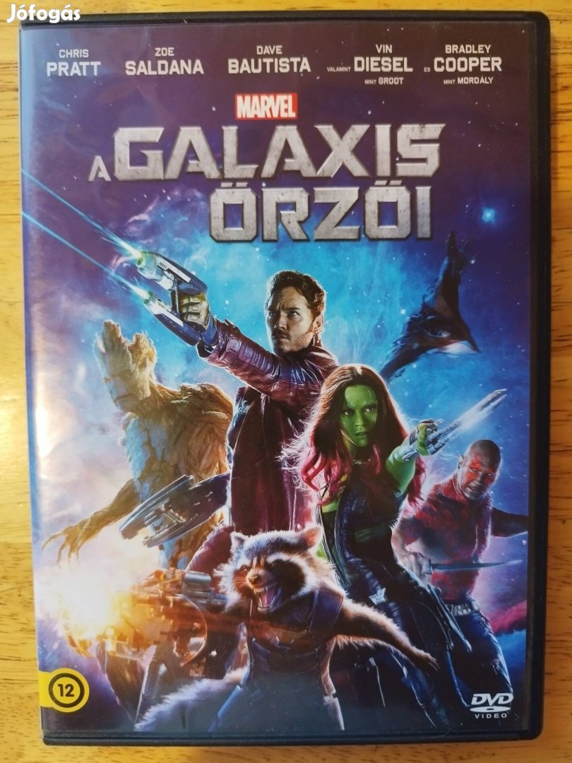 Marvel - A galaxis őrzői dvd Chris Pratt