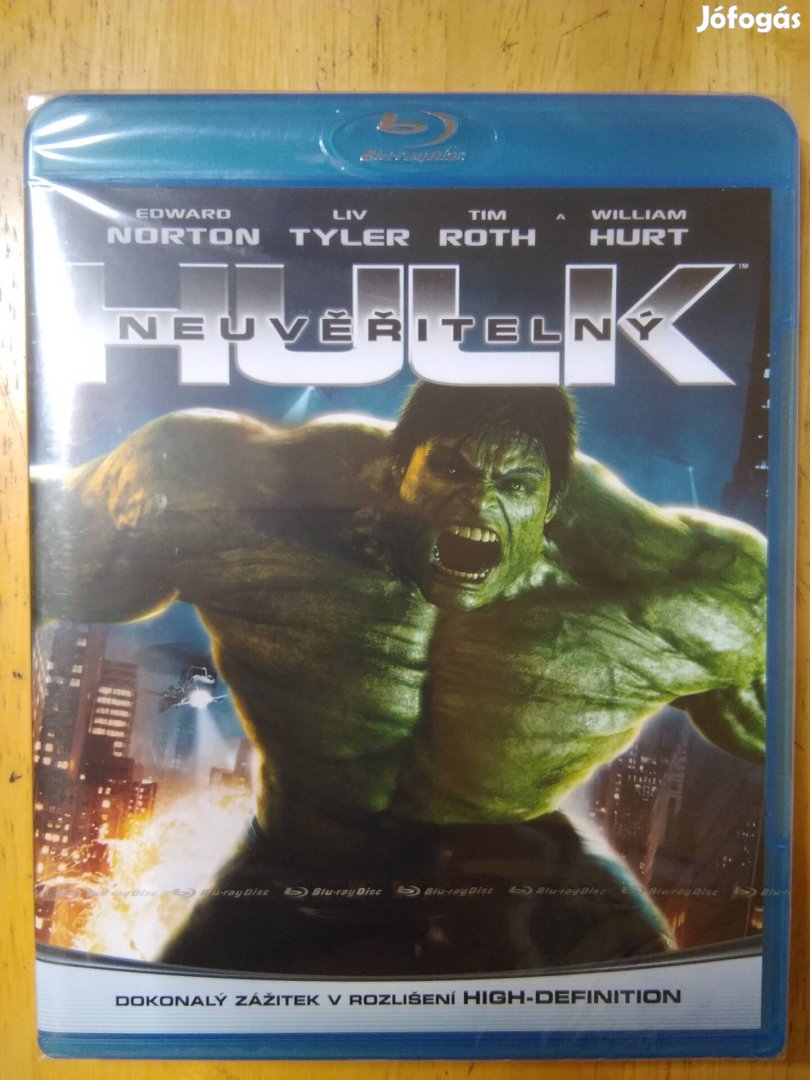Marvel - A hihetetlen Hulk blu-ray Edward Norton Bontatlan 