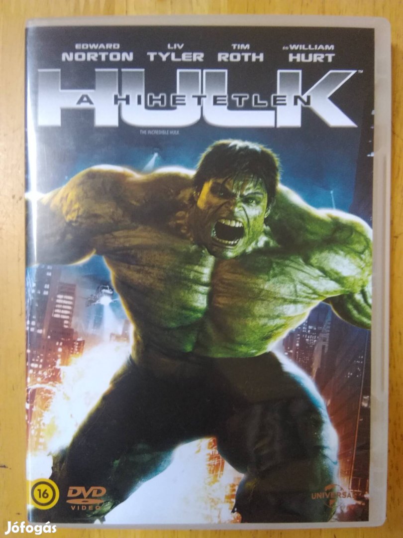 Marvel - A hihetetlen Hulk újszerű dvd Edward Norton 