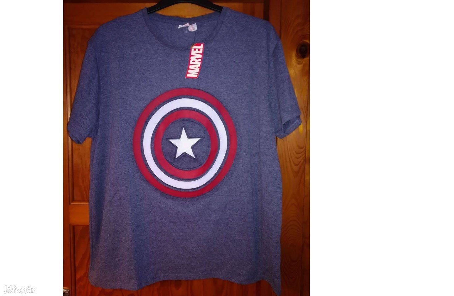 Marvel - Amerika kapitány új címkés póló (2XL)