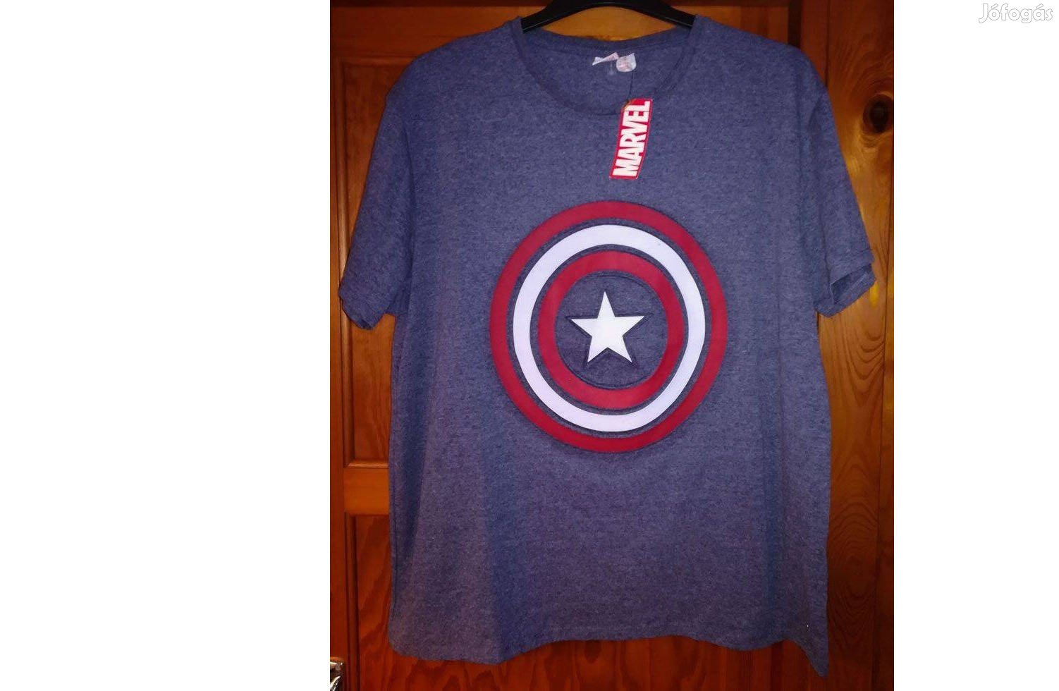 Marvel - Amerika kapitány új címkés póló (2XL)